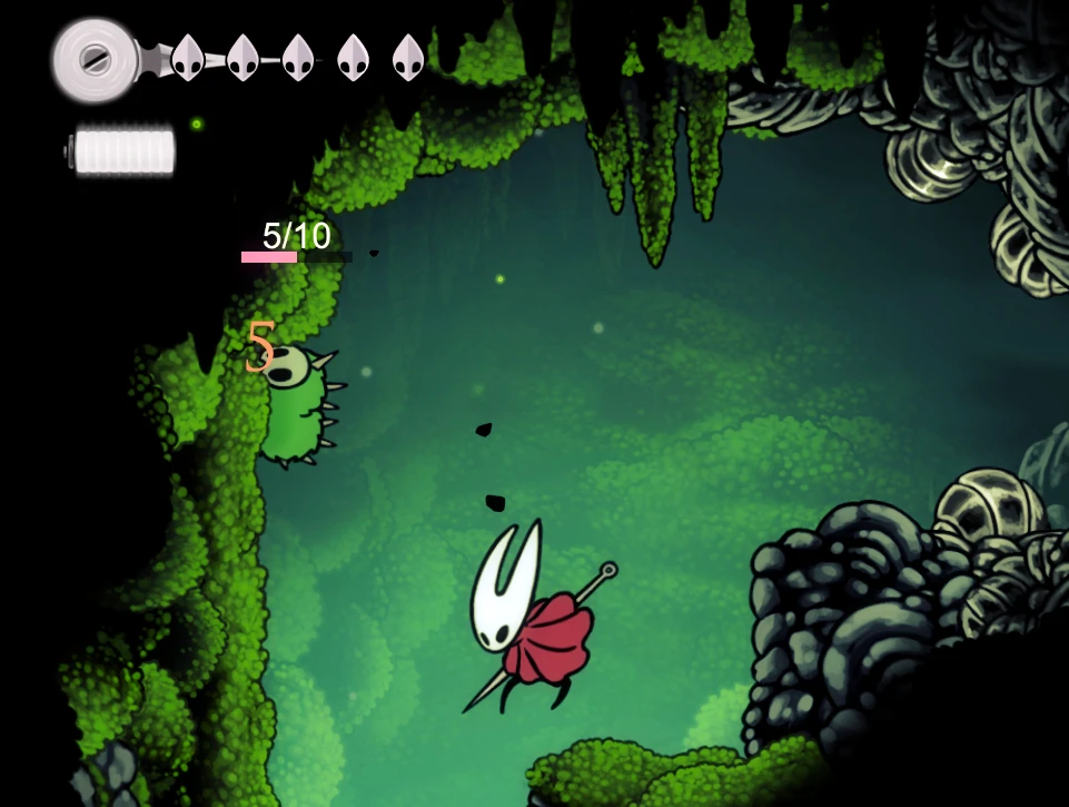 Hollow Knight: Silksong Показать полосу здоровья повреждений-5-lagofast mod master