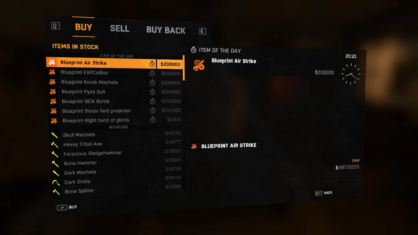 消逝的光芒 商店中的所有商品-4-奇游Mod大师