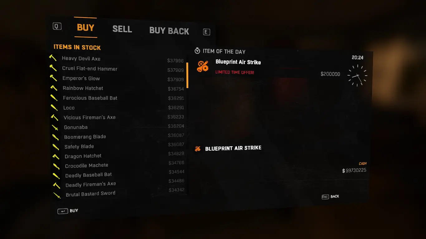 消逝的光芒 商店中的所有商品-5-奇游Mod大师