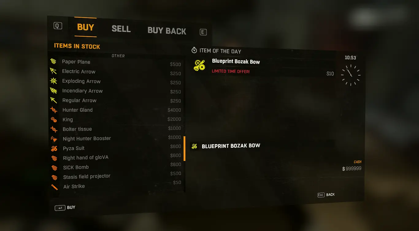 消逝的光芒 商店中的所有商品-3-奇游Mod大师