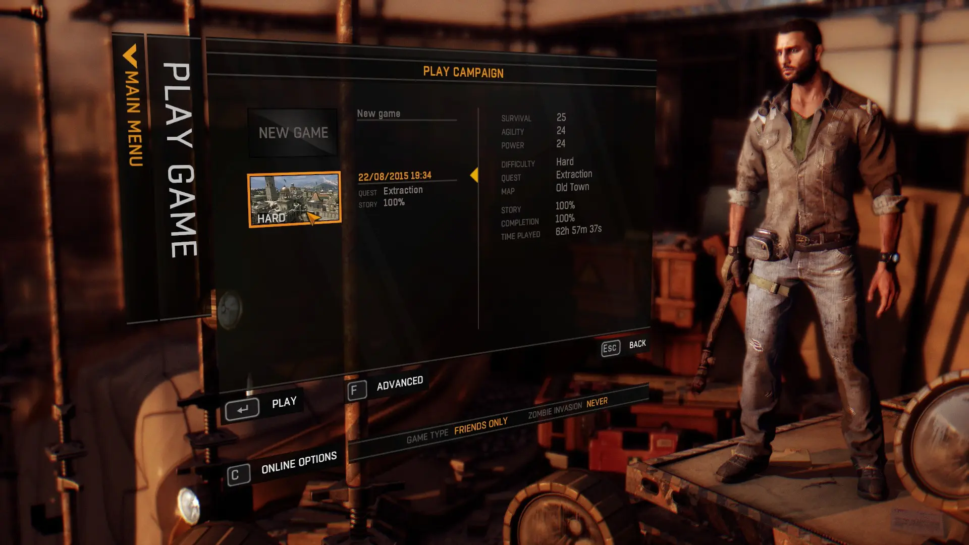 消逝的光芒-垂死之光战役保存完全完成硬-奇游Mod大师