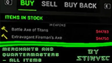 消逝的光芒-商人和军需品-所有项目-奇游Mod大师