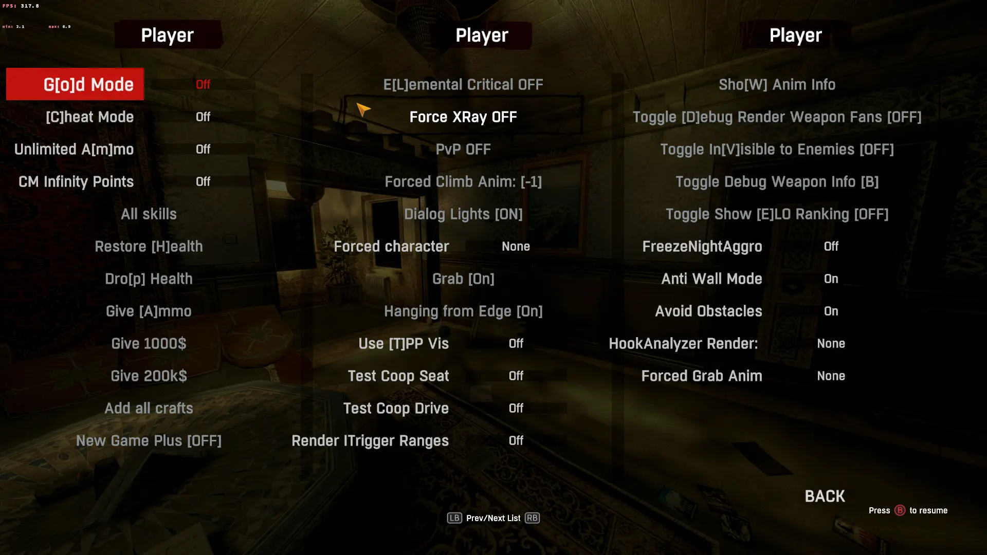 消逝的光芒 Small dev menu-2-奇游Mod大师