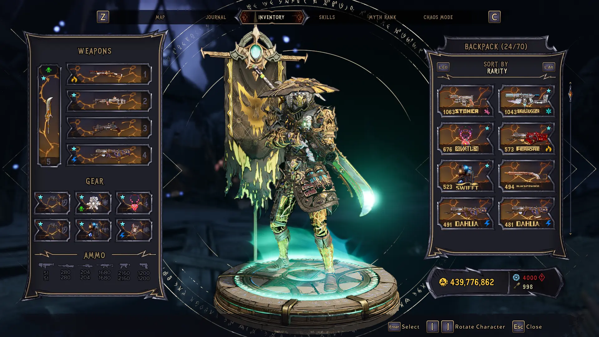 Tiny Tina's Wonderlands MISTDANCER LVL 40 Chaos 20 Сохранение игры (МОДИРОВАННЫЕ ПРЕДМЕТЫ)-1-lagofast mod master