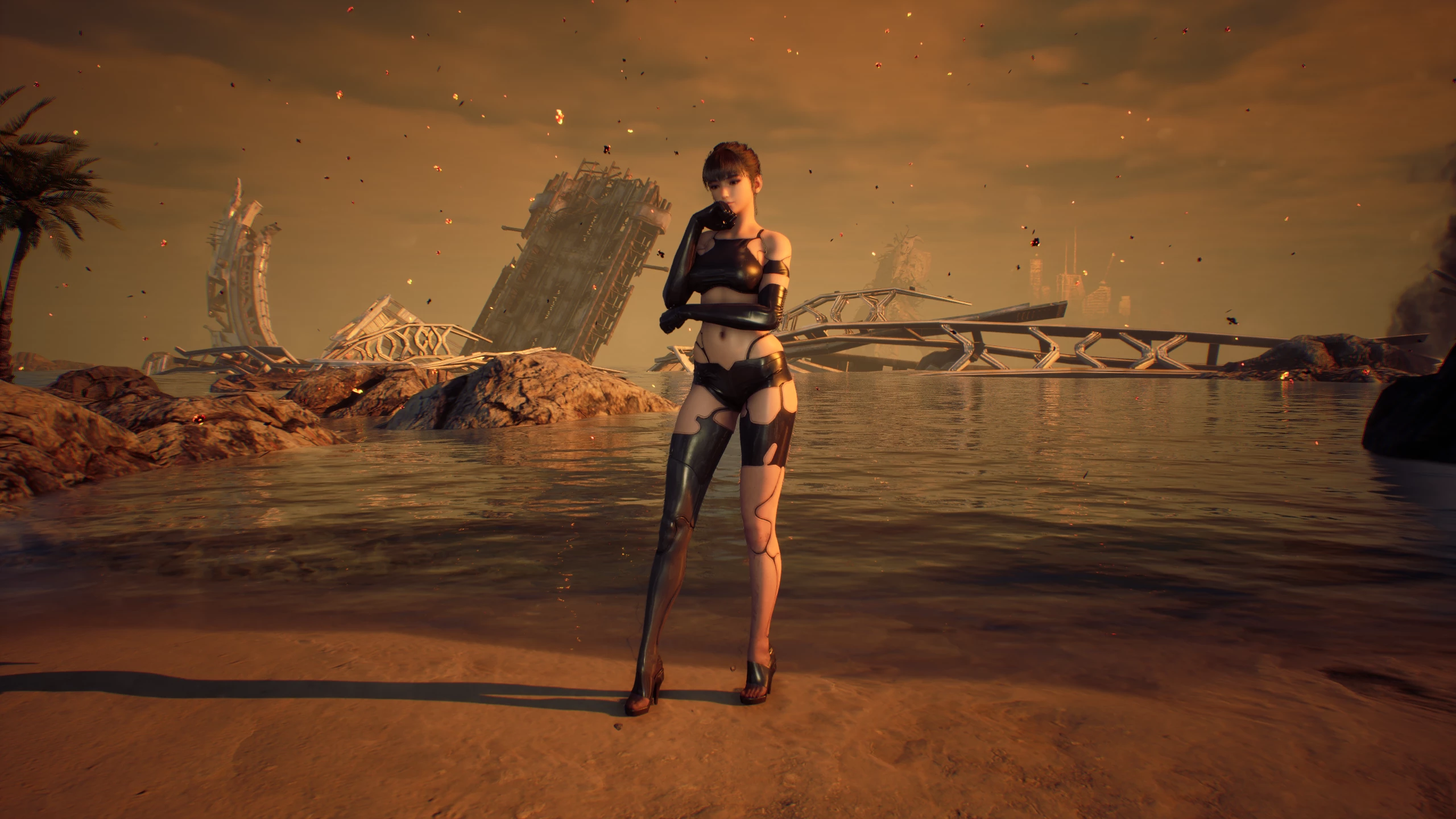 Stellar Blade YoRHa A2 Outfit Исправление талии-3-lagofast mod master