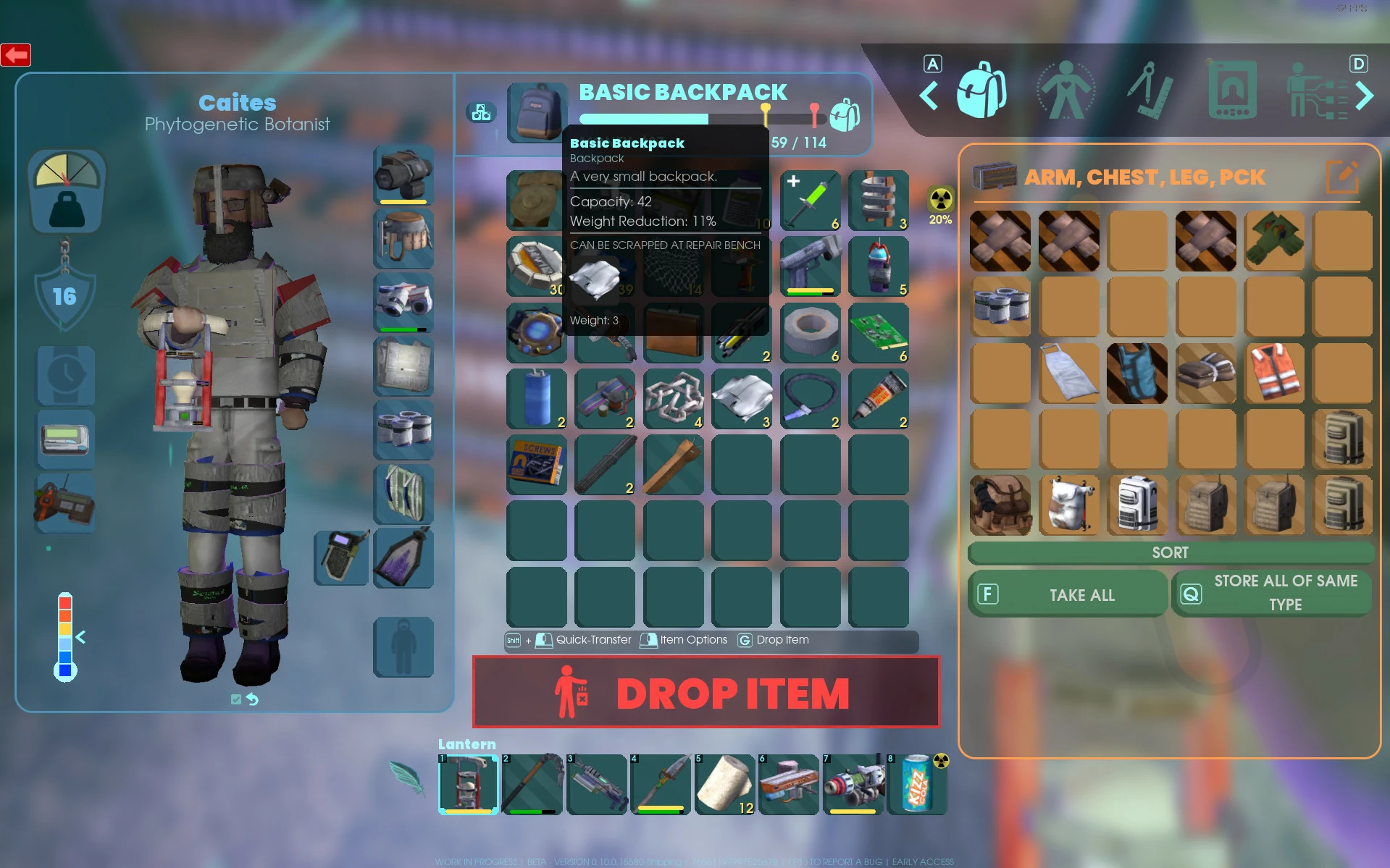 Abiotic Factor Better Backpacks (1.0 ready)-2-lagofast mod master