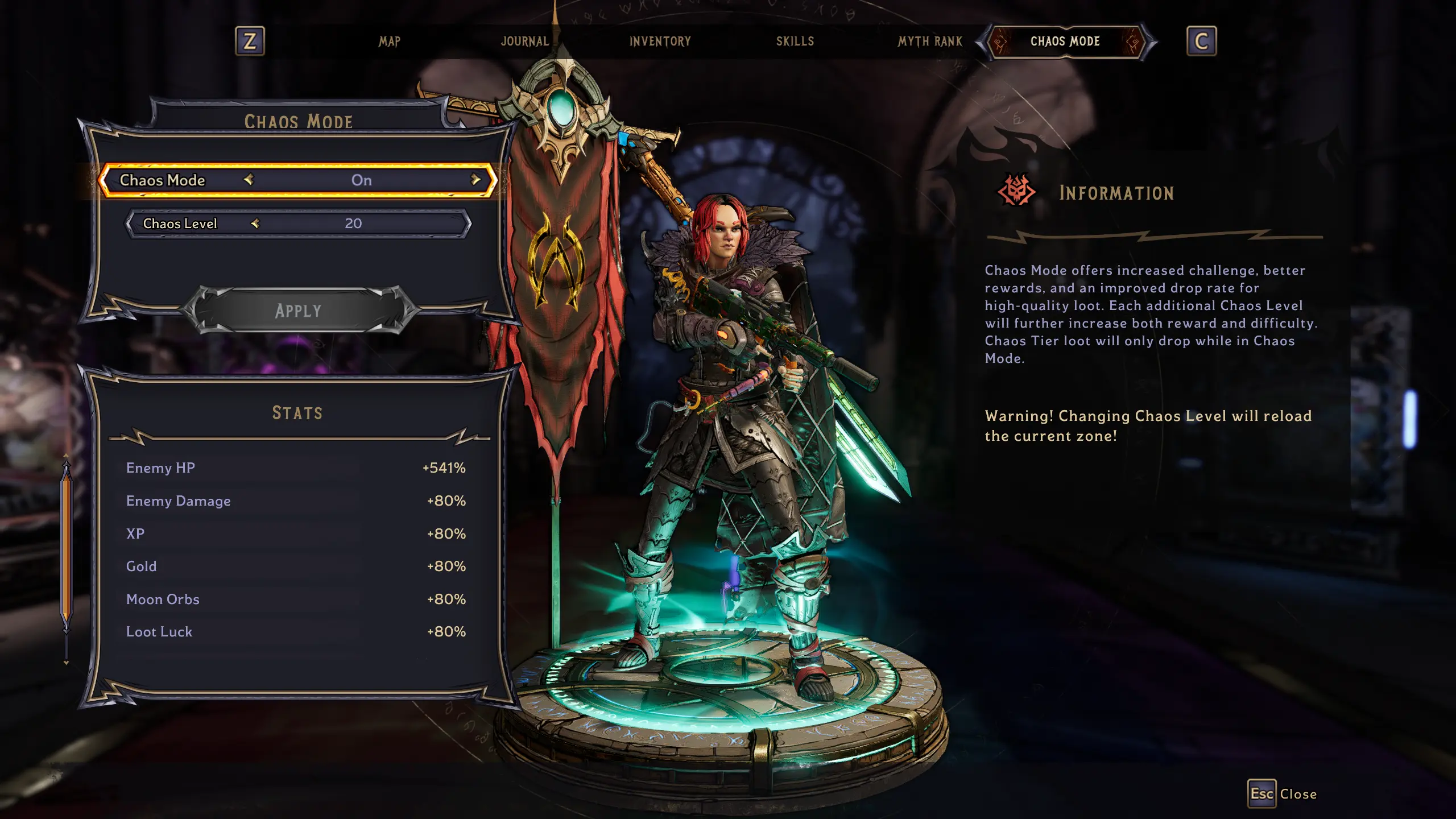 Tiny Tina's Wonderlands Максимальный уровень 40 Mistdancer (средняя-высокая модификация)-3-lagofast mod master