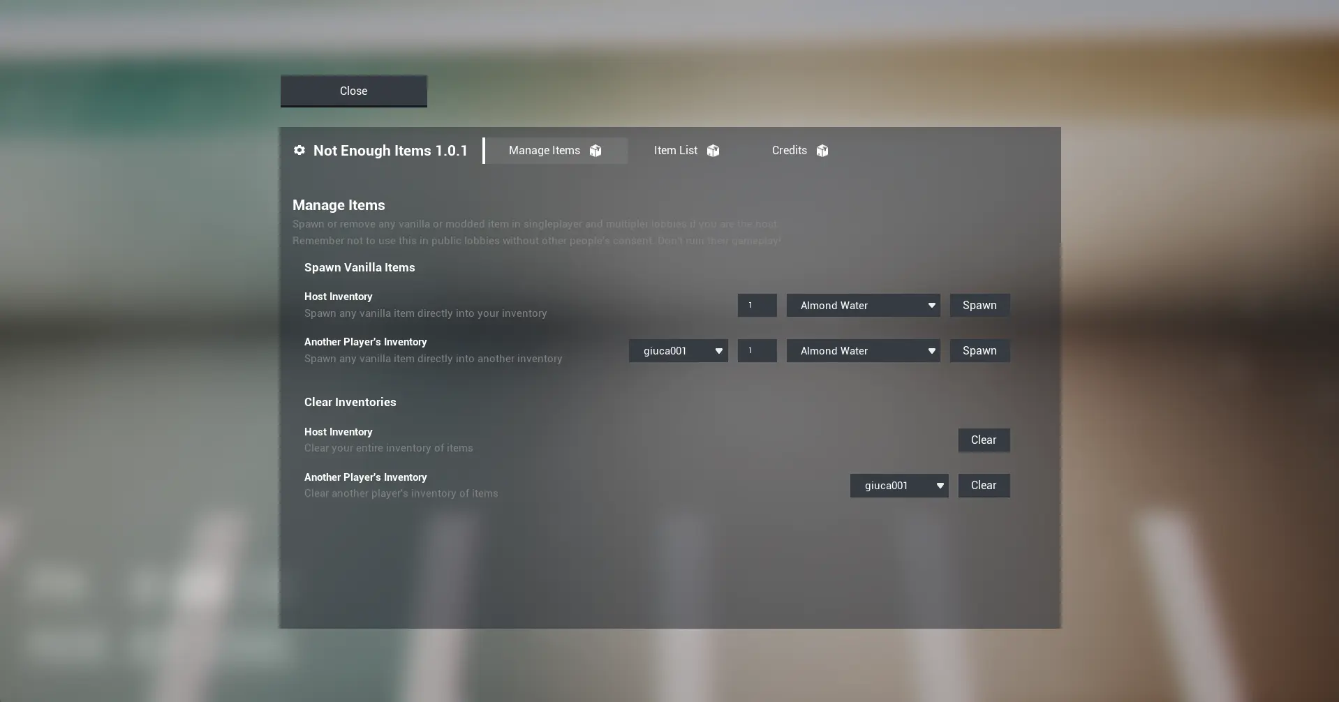 Escape the Backrooms Недостаточно предметов-3-lagofast mod master
