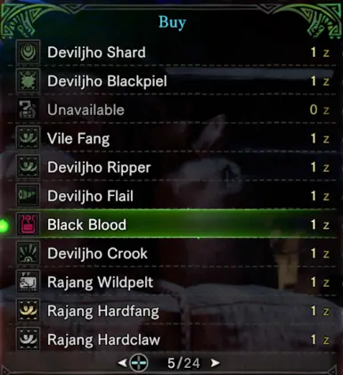 怪物猎人:世界-1 Zenny 商店-奇游Mod大师