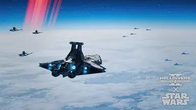 地狱潜兵2-星球大战舰船（超级驱逐舰和提取航天飞机替代品）-奇游Mod大师