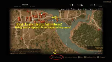 巫师3:狂猎-随时随地快速旅行-奇游Mod大师