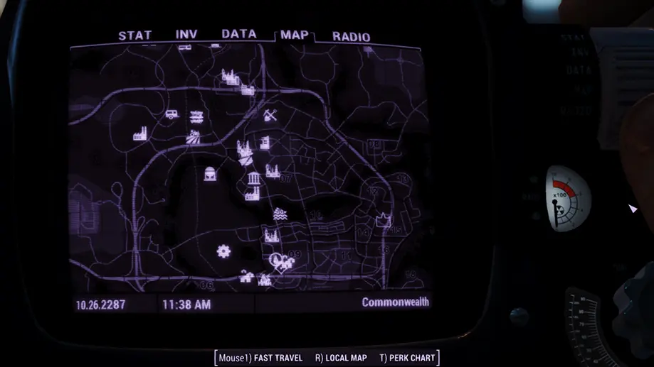 辐射4 带有可见道路的改进地图-4-奇游Mod大师