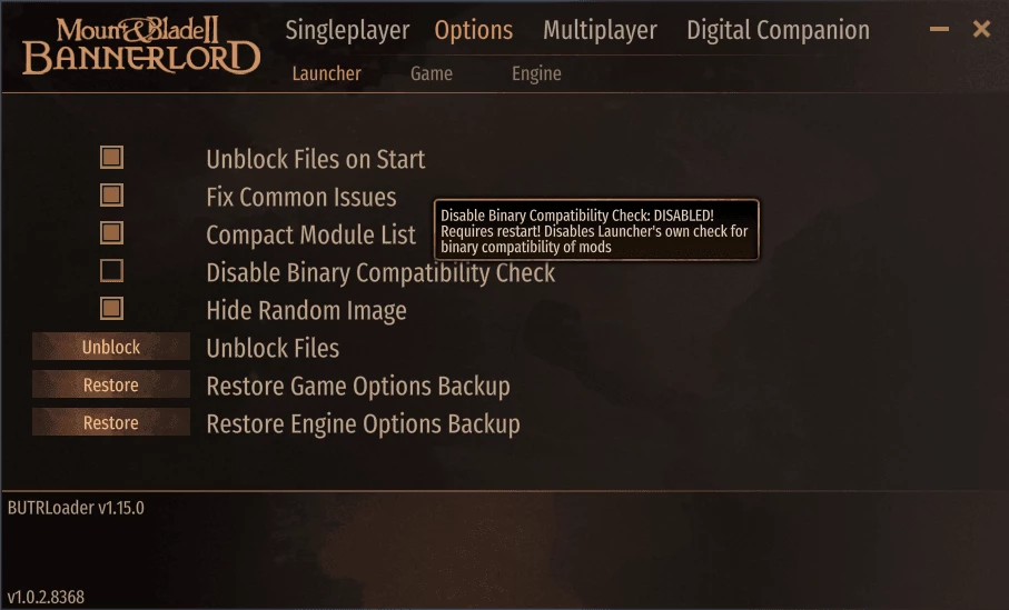 骑马与砍杀2:霸主 Bannerlord软件扩展器（BLSE）-4-奇游Mod大师