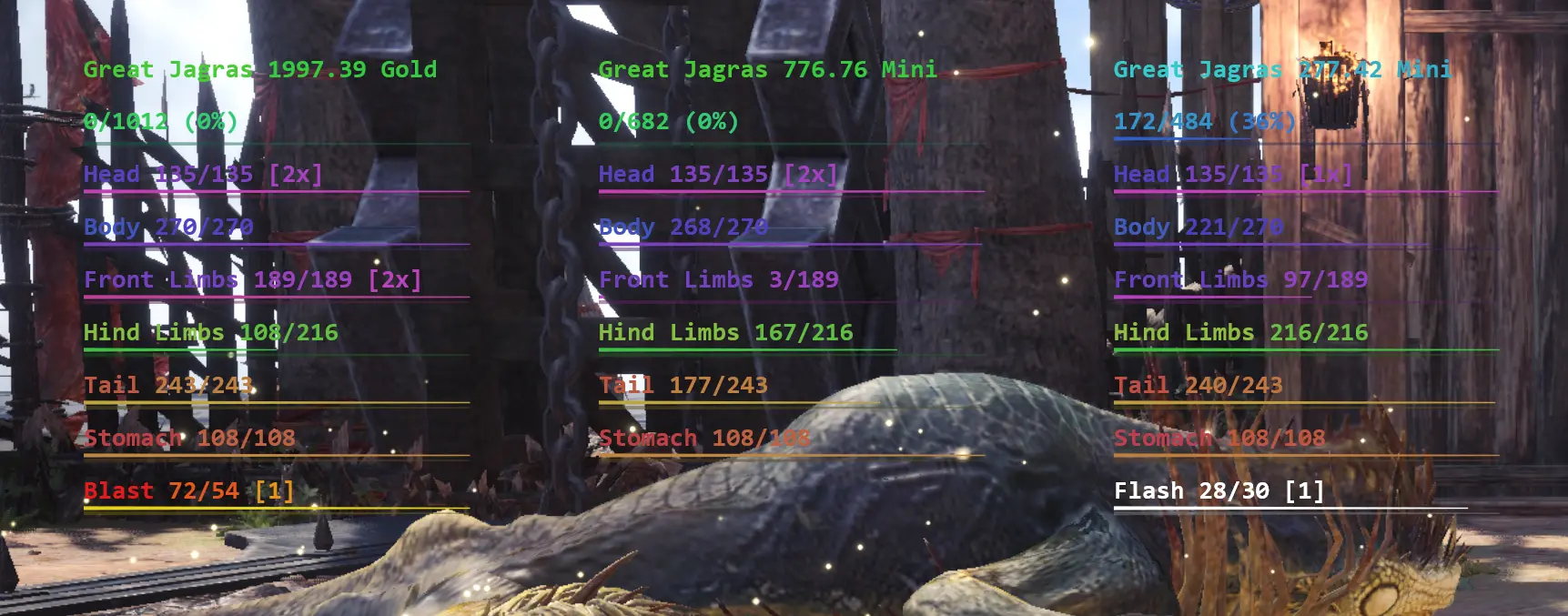 怪物猎人:世界 显示大量内容的叠加-6-奇游Mod大师