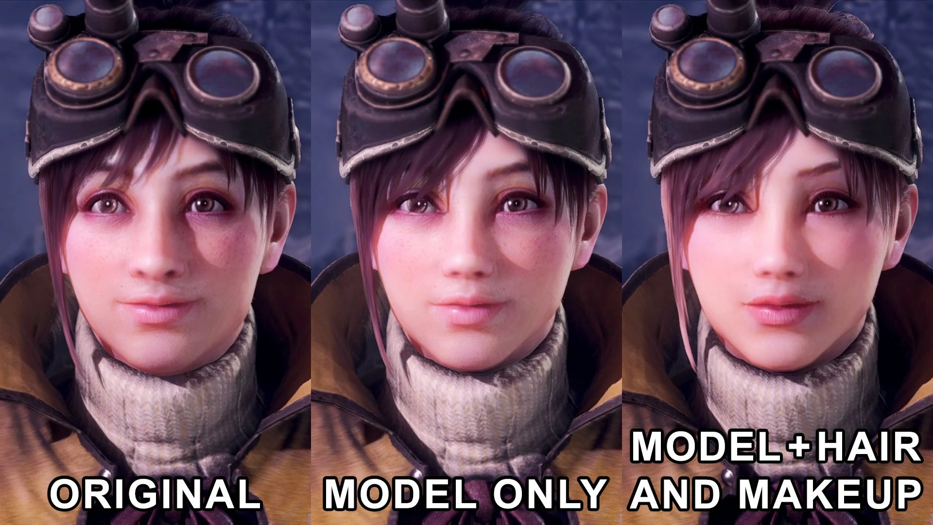 怪物猎人:世界 Cuter Handler Face Model (Post-Iceborne) 又名 Make Handler Cuter Again-6-奇游Mod大师