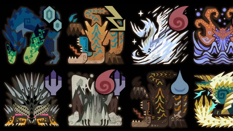 怪物猎人:世界 Iceborne怪物弱点图标指示器（高分辨率）-1-奇游Mod大师