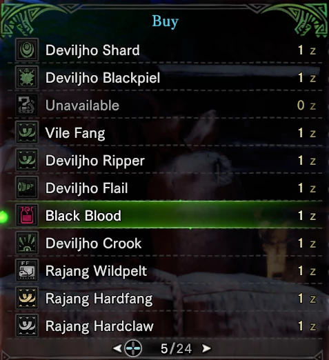 怪物猎人:世界 1 Zenny 商店-1-奇游Mod大师