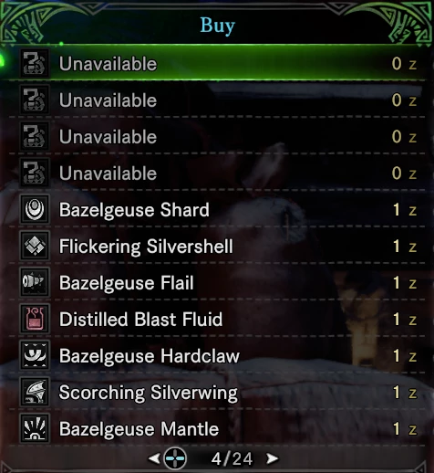 怪物猎人:世界 1 Zenny 商店-3-奇游Mod大师