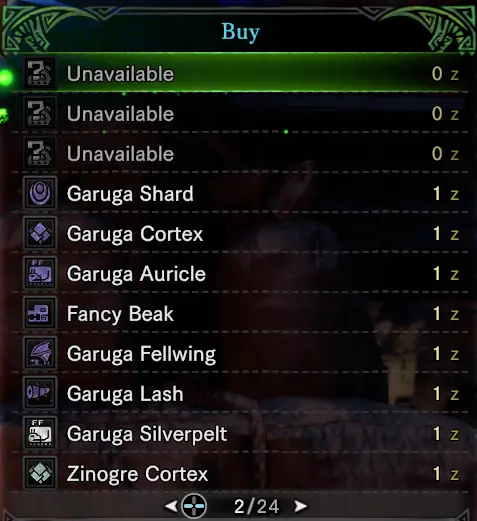 怪物猎人:世界 1 Zenny 商店-5-奇游Mod大师