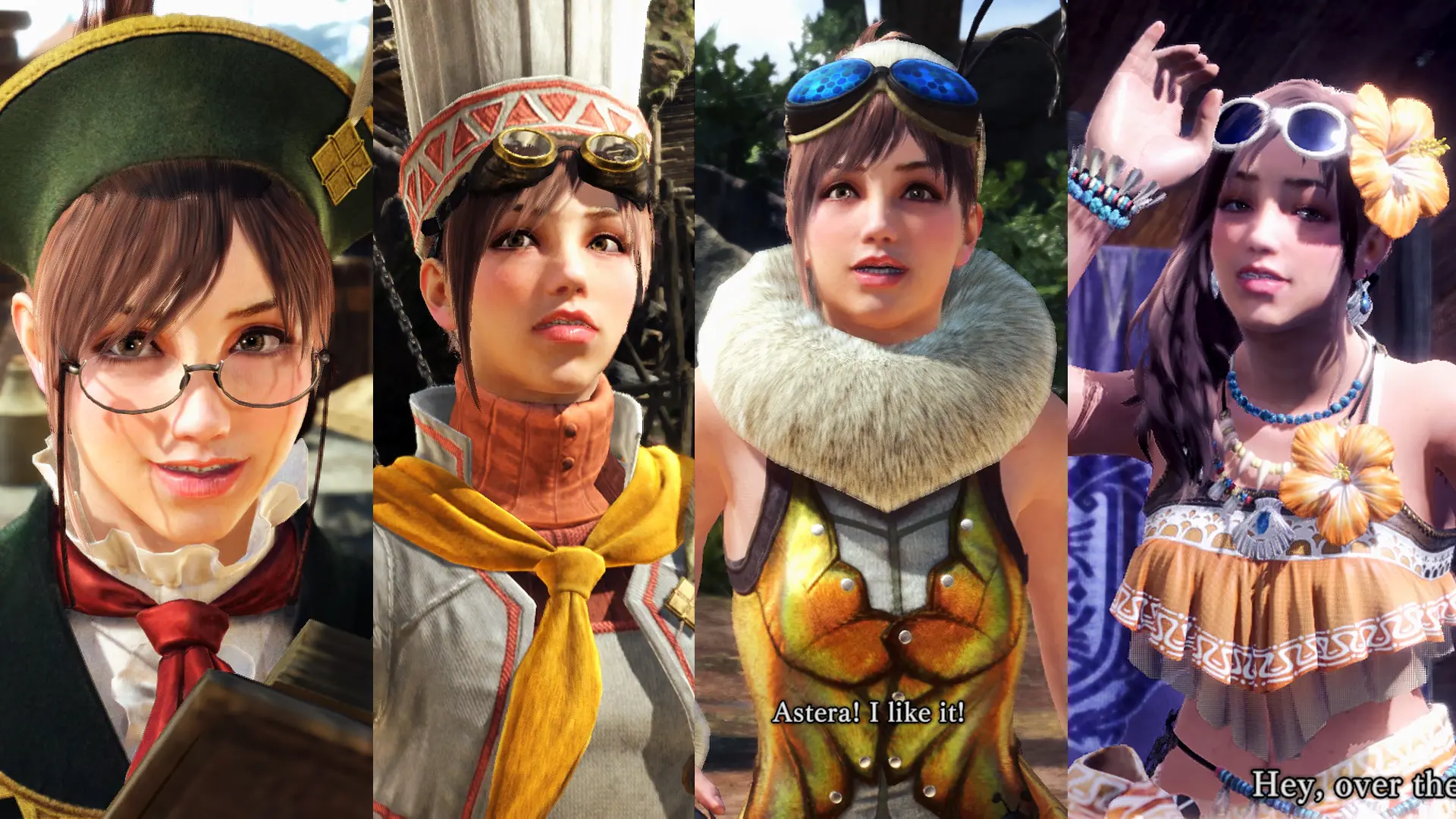 怪物猎人:世界 Cuter Handler Face Model-4-奇游Mod大师