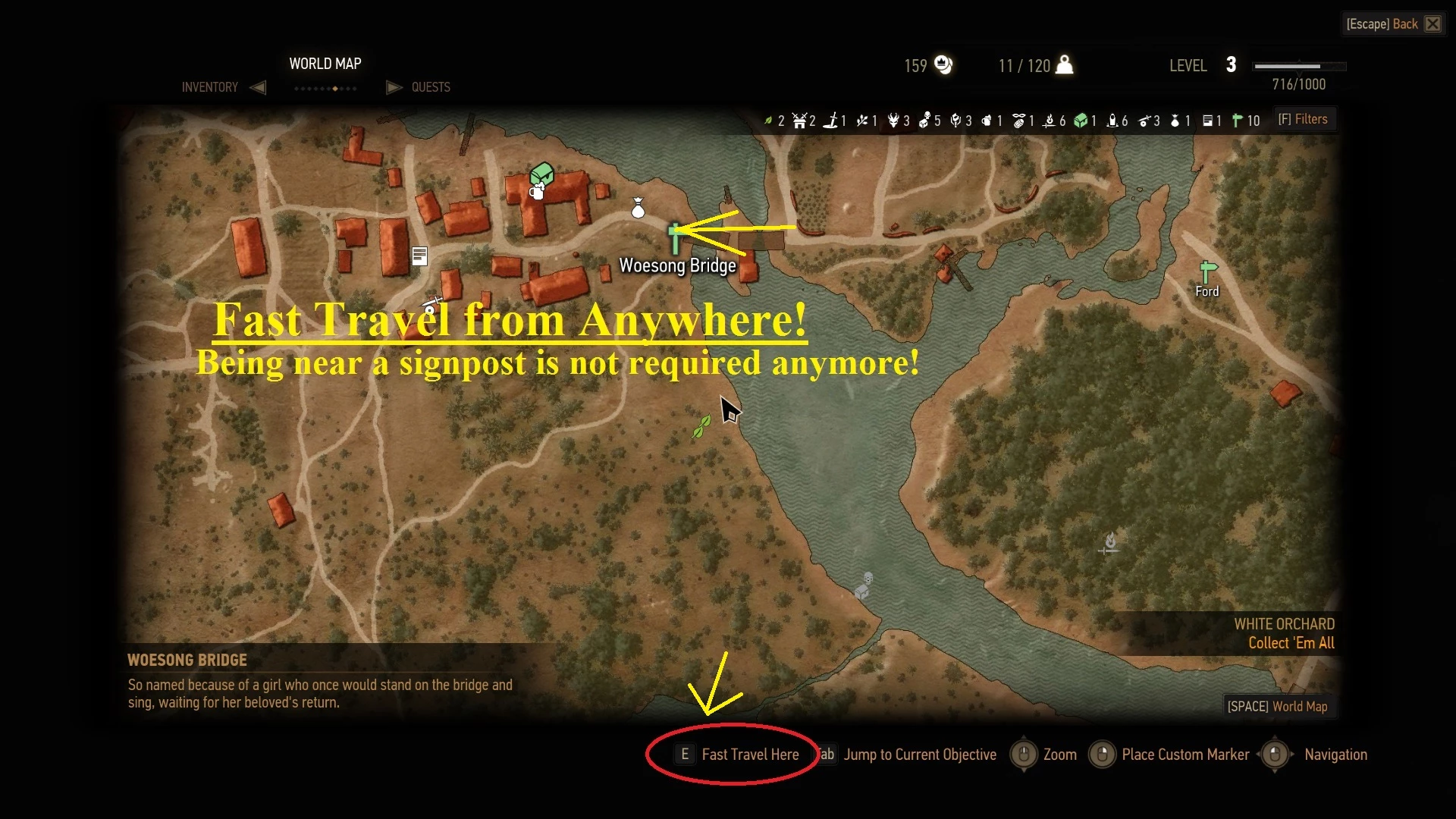 巫师3:狂猎 随时随地快速旅行-1-奇游Mod大师