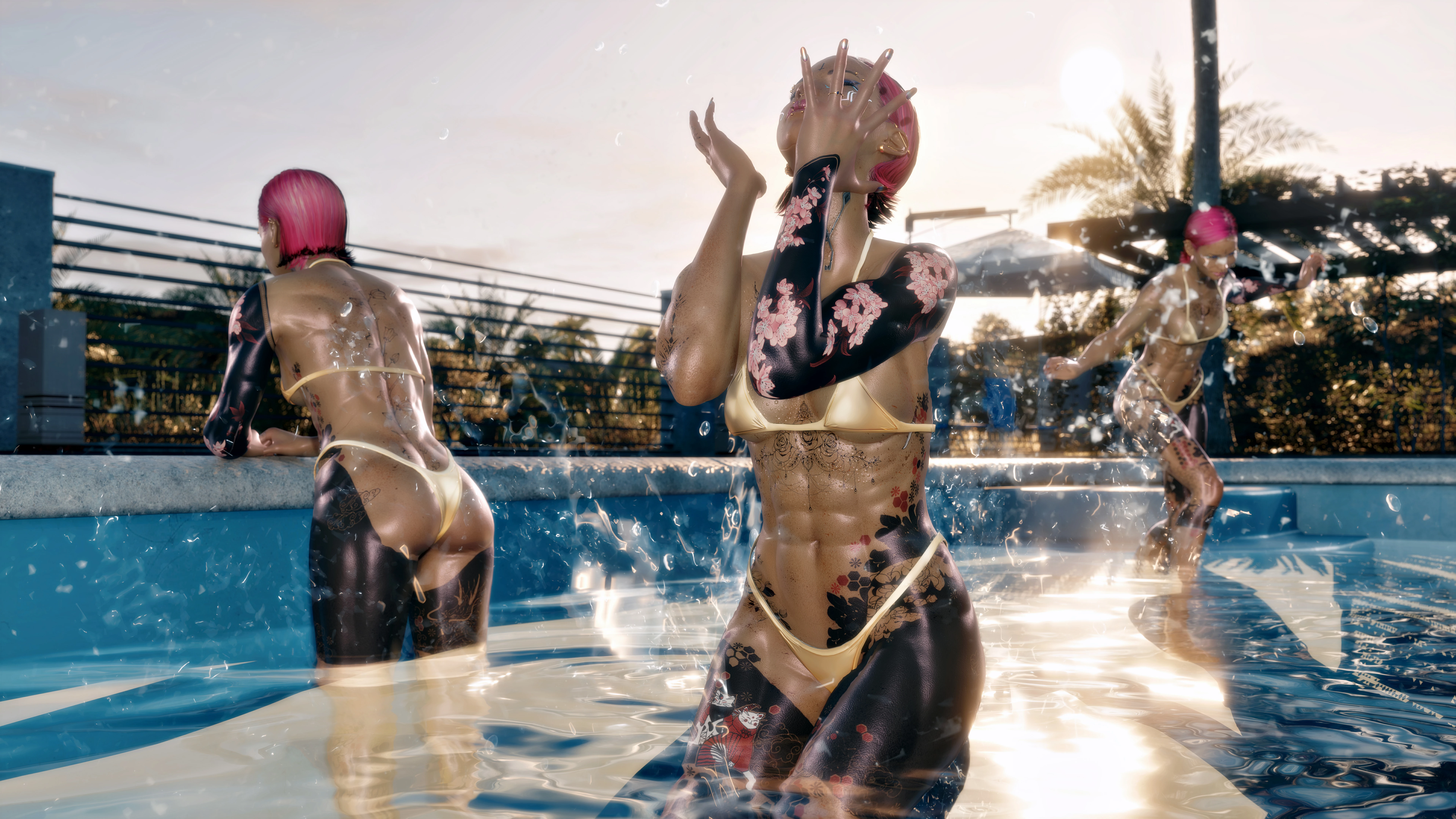 赛博朋克 2077 -KS-UV纹理框架-3-奇游Mod大师