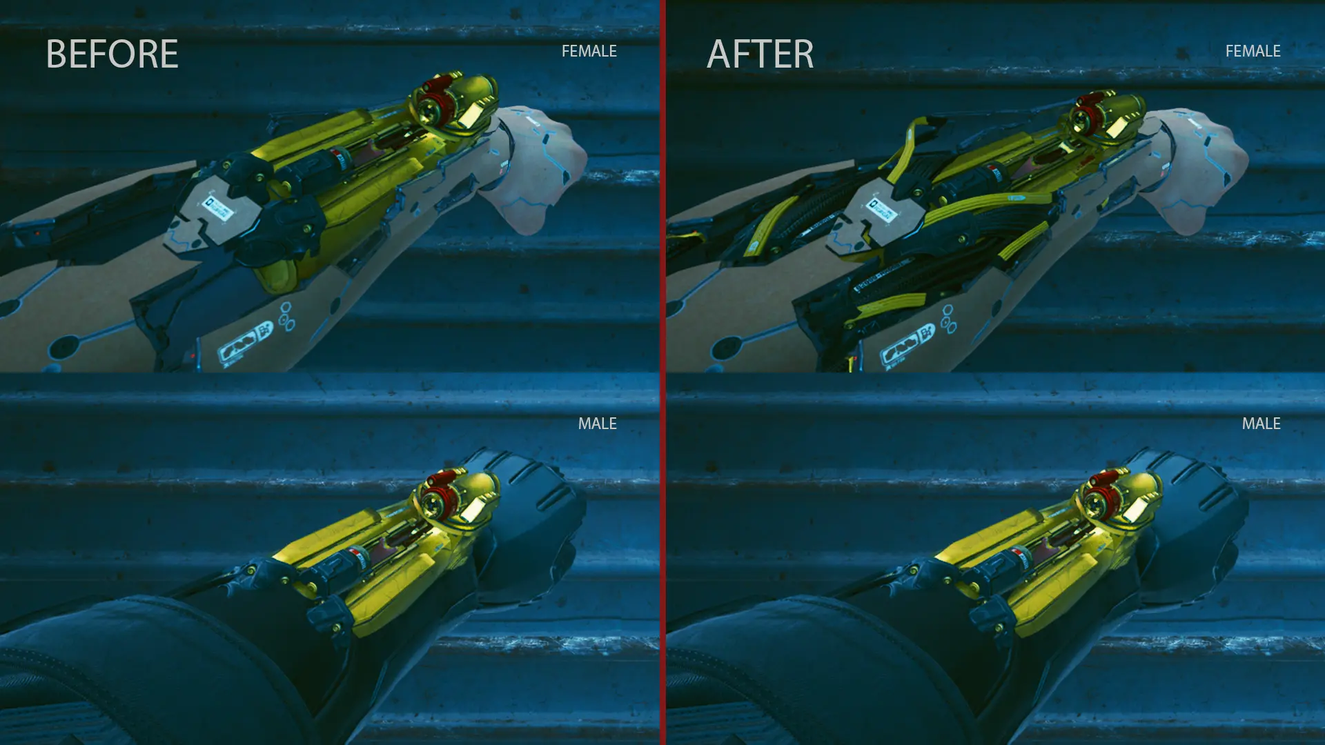 赛博朋克 2077 Cyberarms 补丁-2-奇游Mod大师