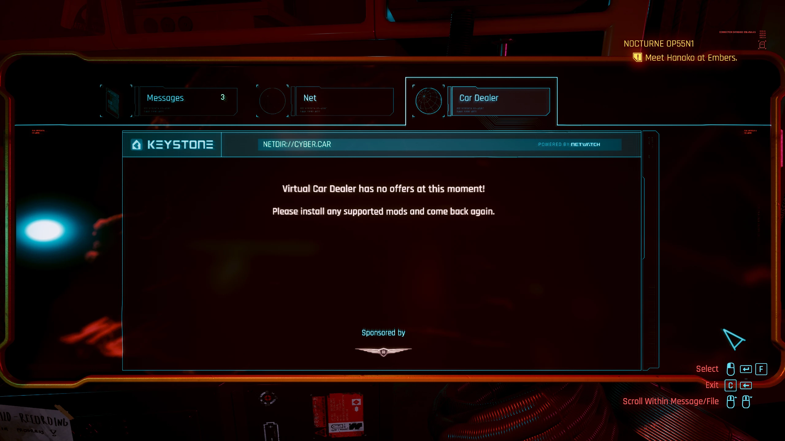 赛博朋克 2077 虚拟汽车经销商-6-奇游Mod大师