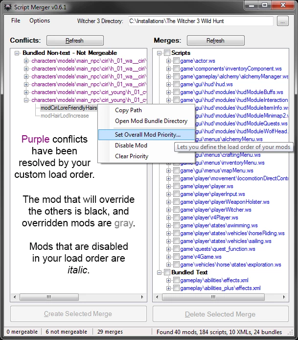 巫师3:狂猎 脚本合并-2-奇游Mod大师