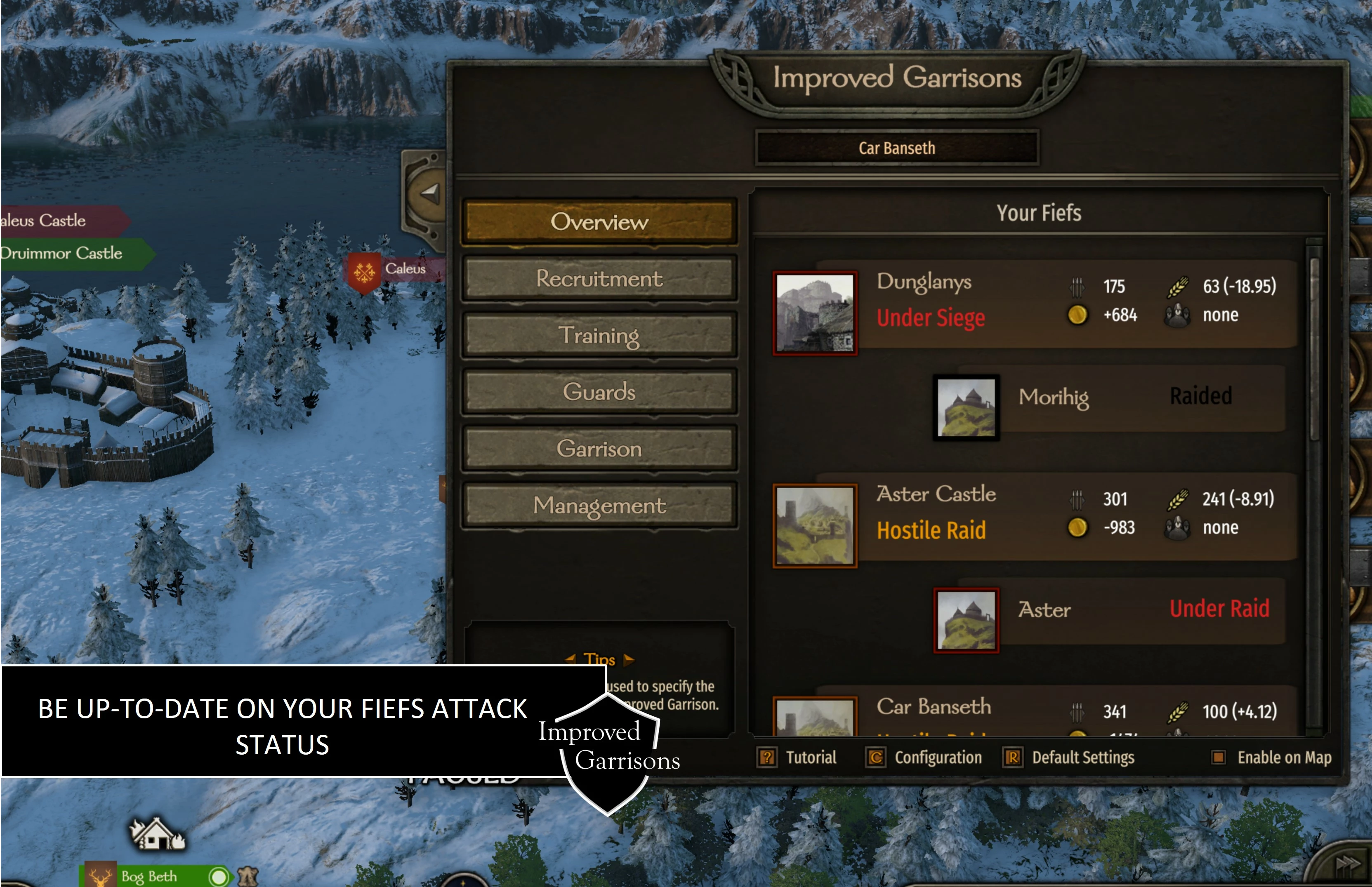 骑马与砍杀2:霸主 改进的驻军-3-奇游Mod大师