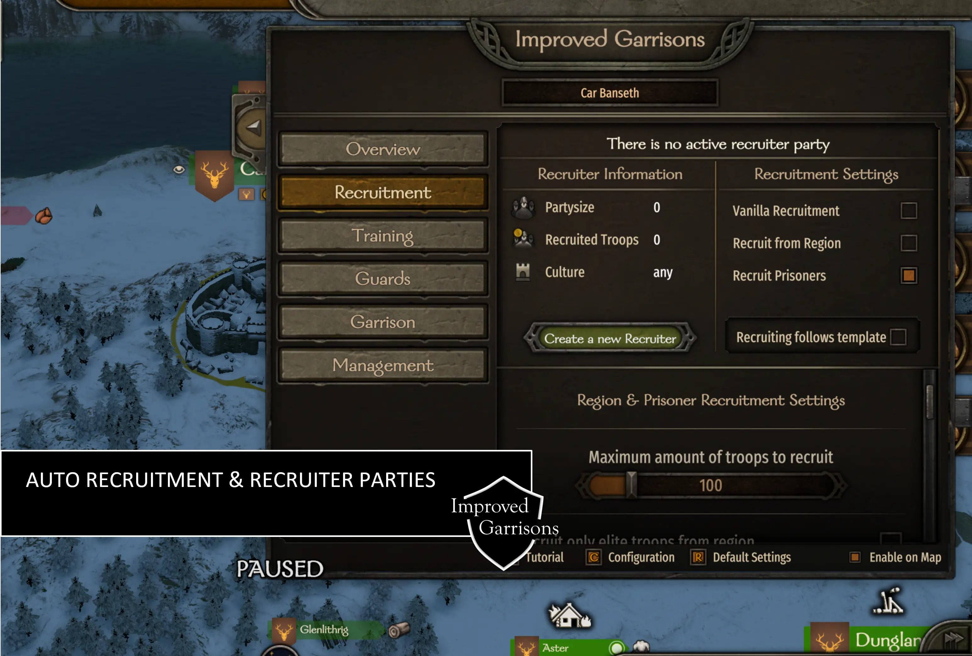 骑马与砍杀2:霸主 改进的驻军-4-奇游Mod大师