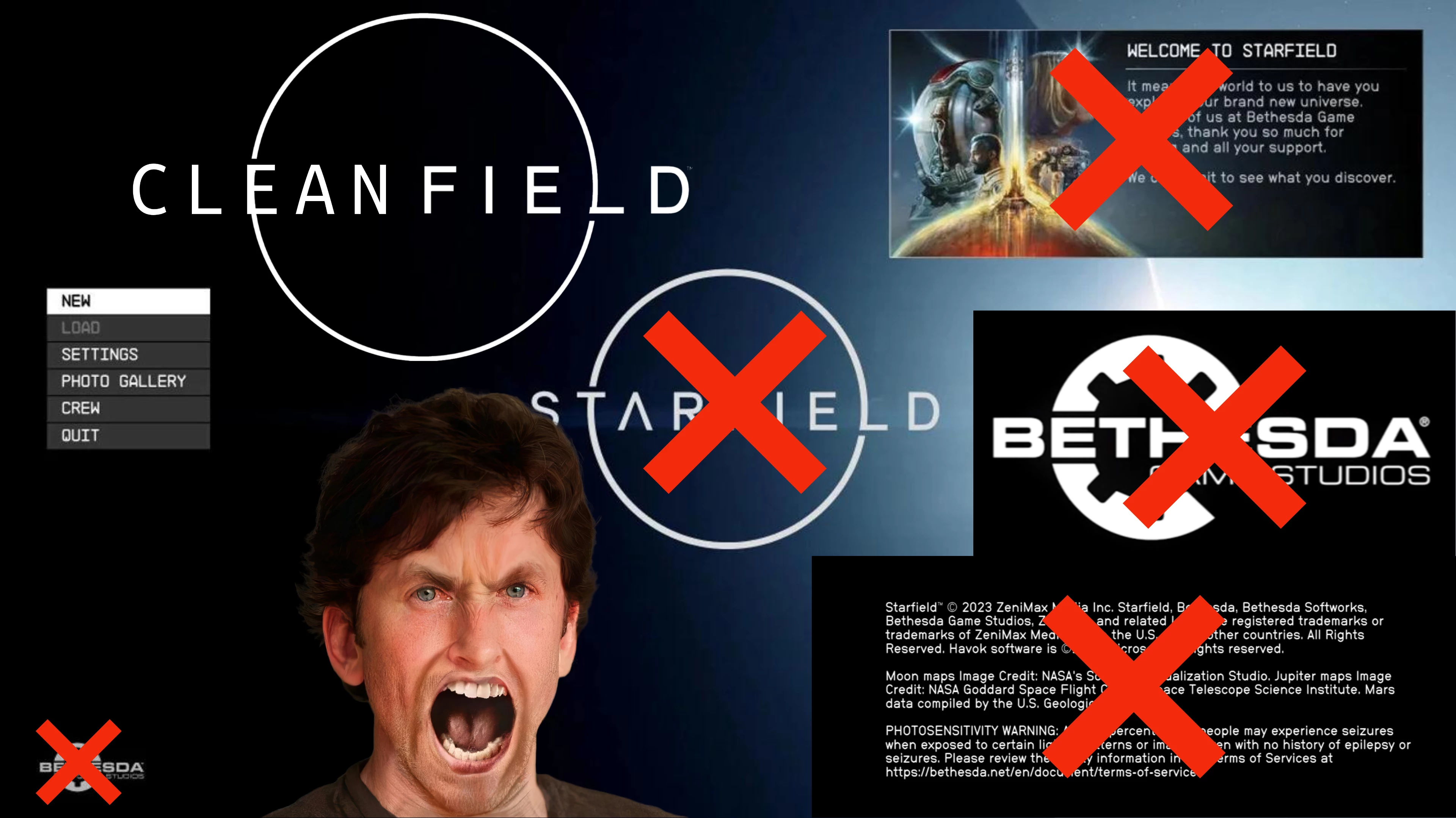 星空 Cleanfield-无介绍和干净的菜单修复-1-奇游Mod大师