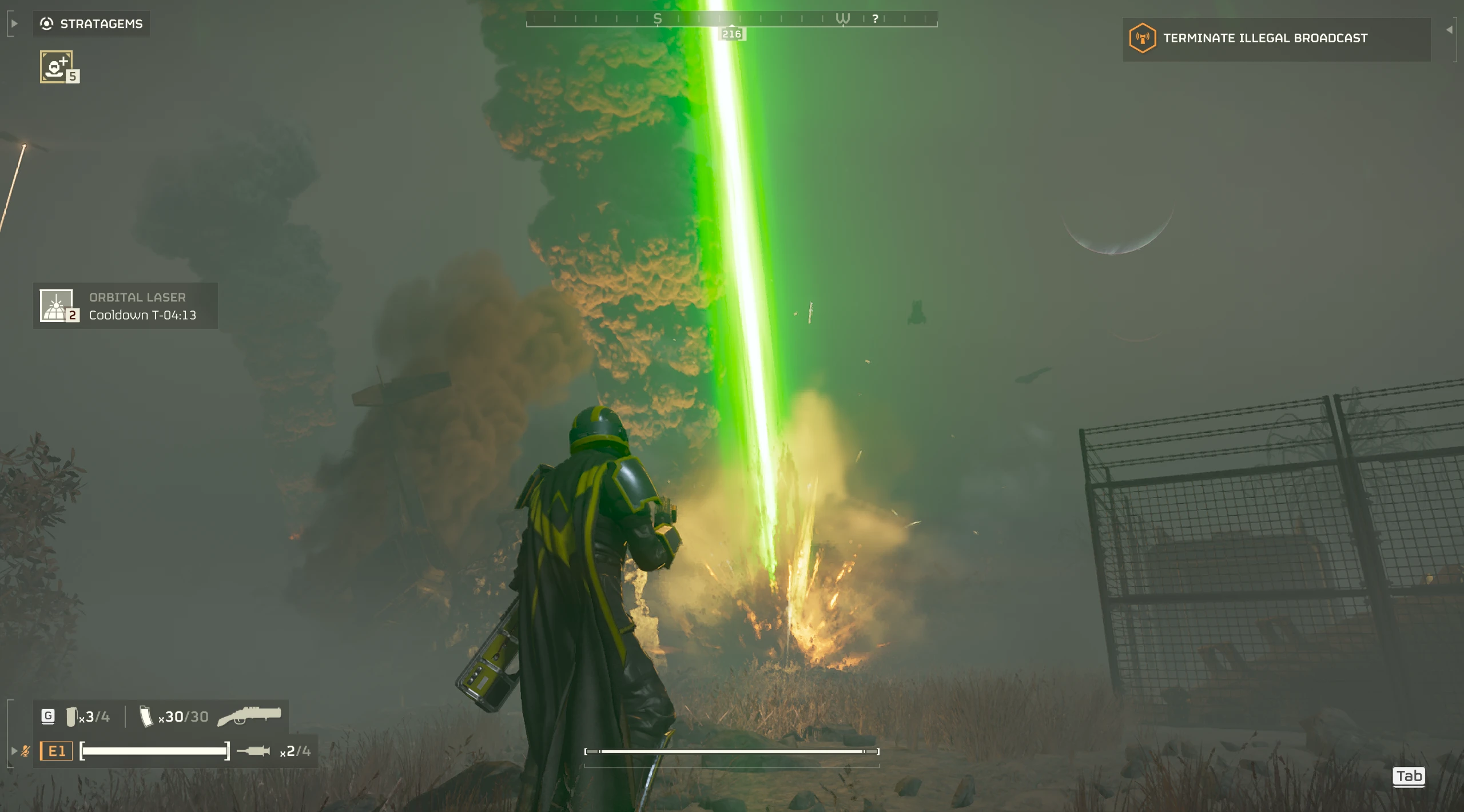 地狱潜兵2-轨道激光颜色-奇游Mod大师