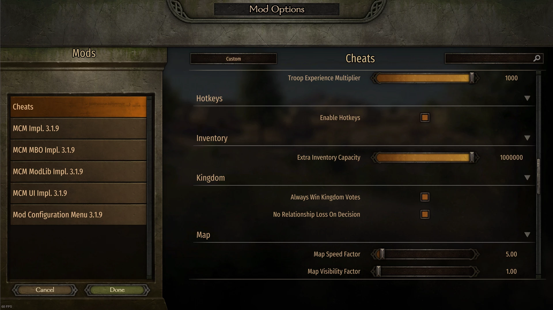 骑马与砍杀2:霸主 Bannerlord秘籍-4-奇游Mod大师