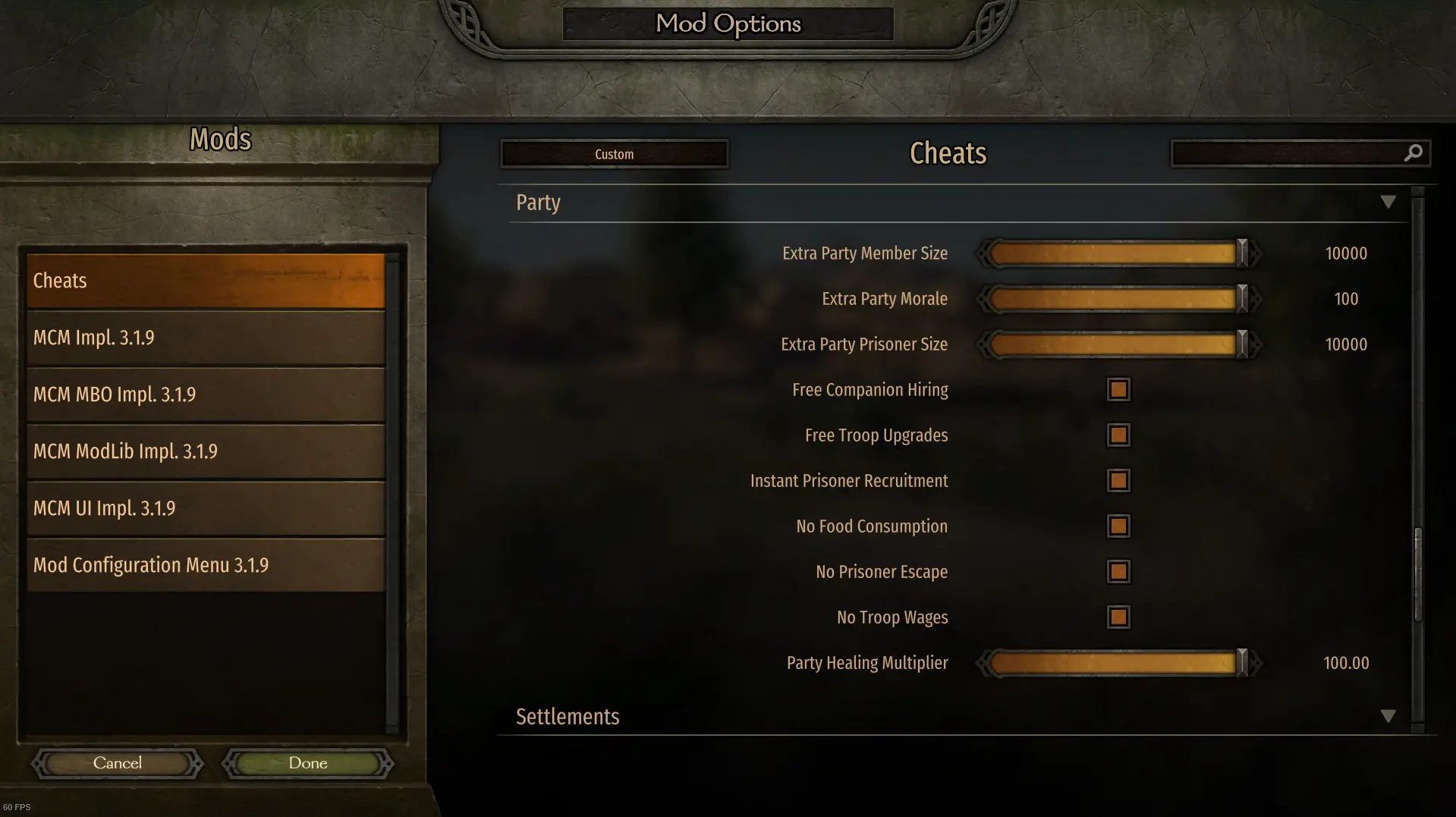 骑马与砍杀2:霸主 Bannerlord秘籍-5-奇游Mod大师