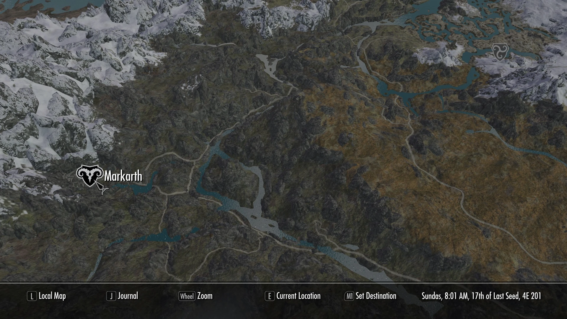 The Elder Scrolls V: Skyrim Special Edition A Quality World Map-8-lagofast mod master