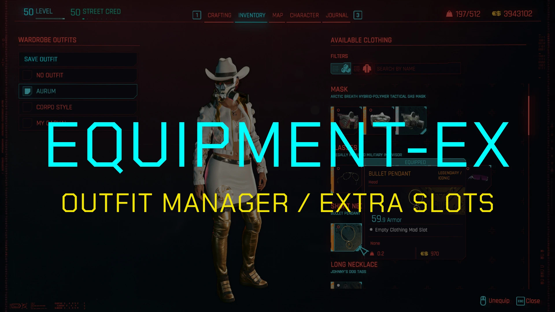 Cyberpunk 2077-Equipment-EX-lagofast mod master