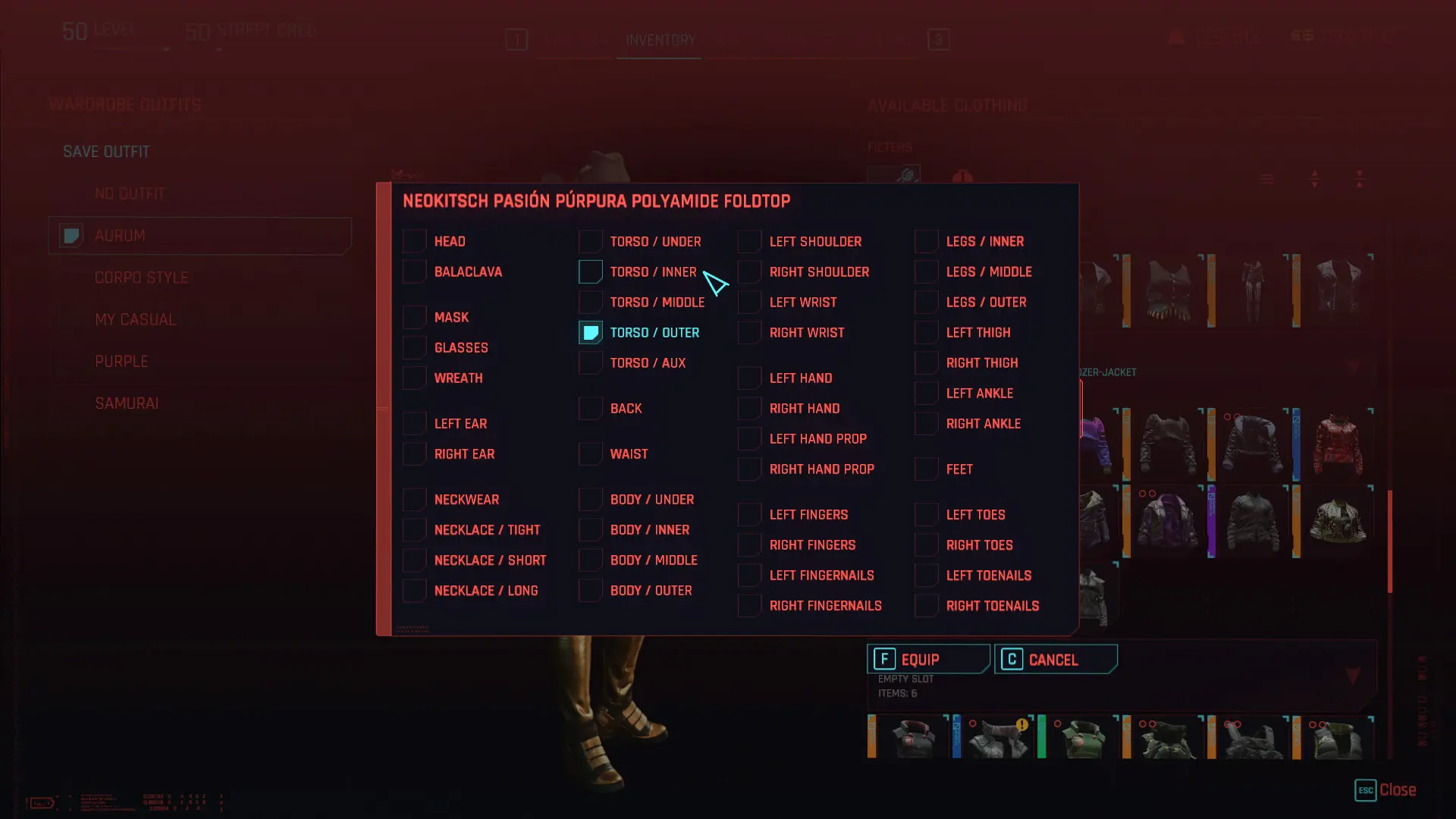 Cyberpunk 2077 Equipment-EX-7-lagofast mod master
