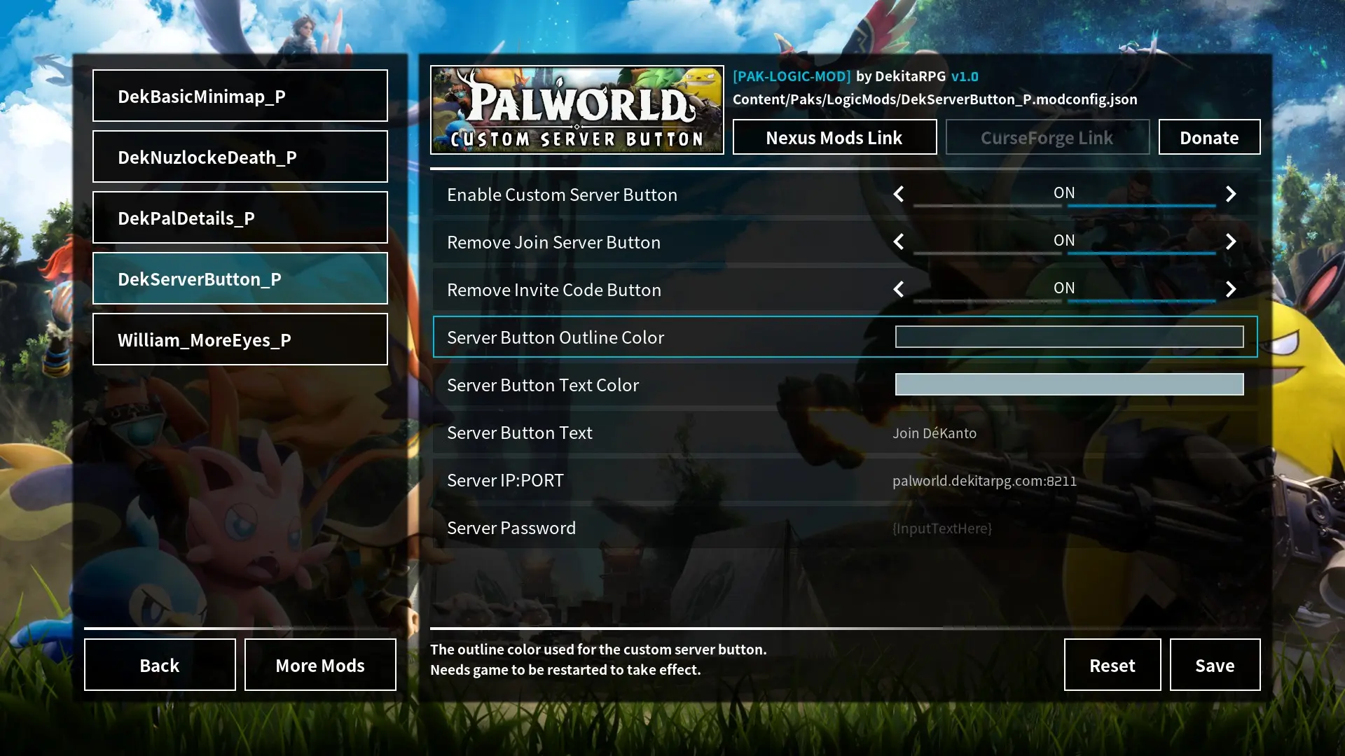 Palworld Mod Config Menu (UI)-5-lagofast mod master
