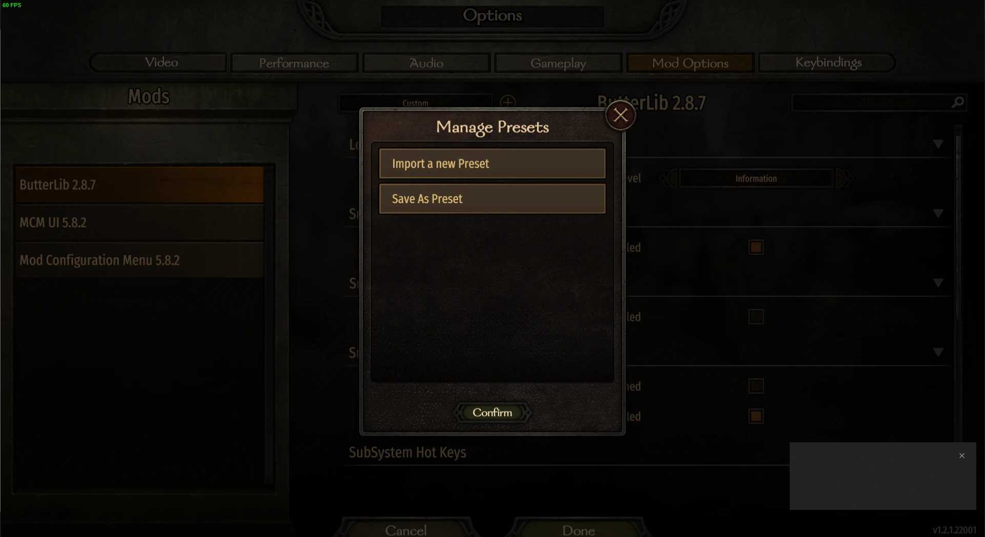 Mount&BladeII:Bannerlord Mod Configuration Menu (MCM)-4-lagofast mod master