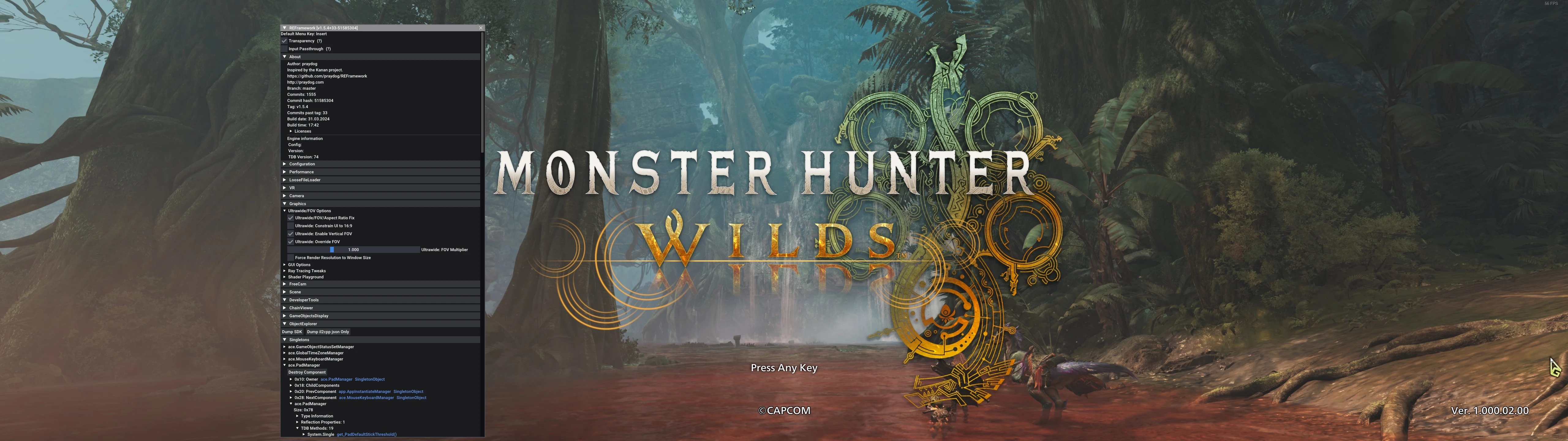 Monster Hunter Wilds REFramework-1-lagofast mod master